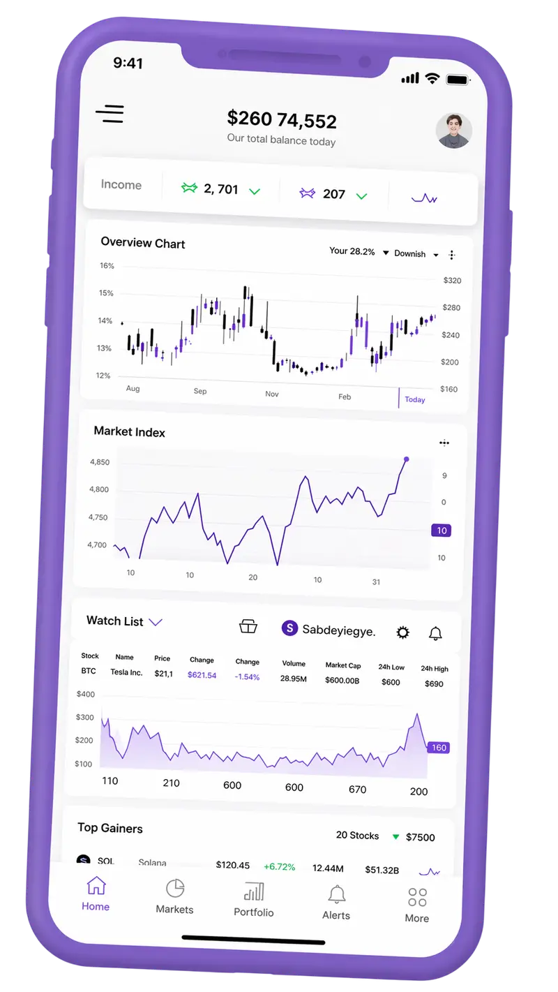 François Lenglet — plateforme de trading sur mobile